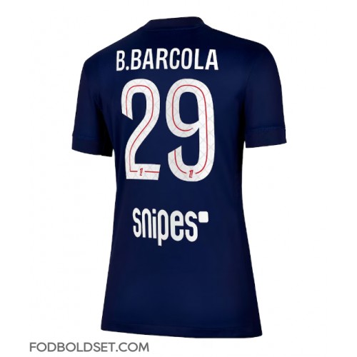 Paris Saint-Germain Bradley Barcola #29 Hjemmebanetrøje Dame 2025-26 Kortærmet